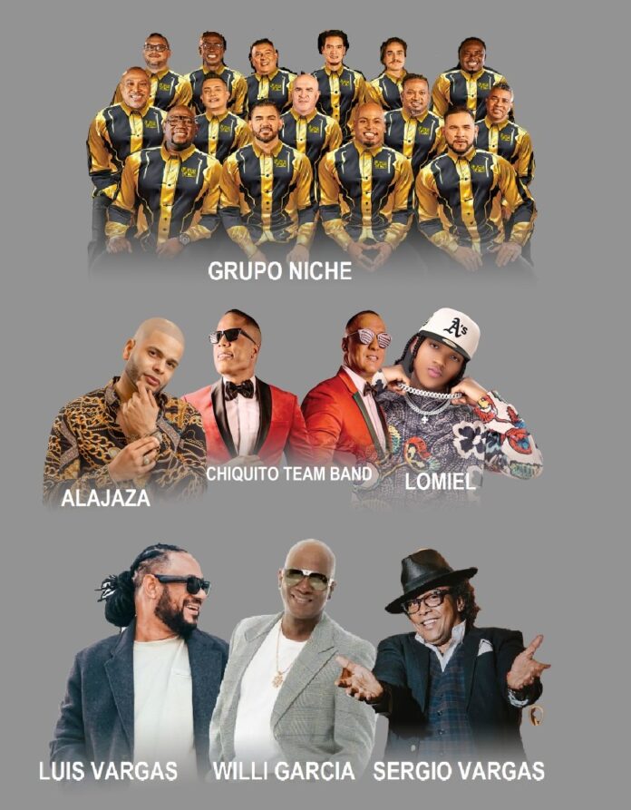 ARTISTAS LATIN MUSIC 16 Y 17