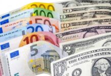Dólar bajó 38 cts. y era vendido a $58.36; el euro sigue a $69.99