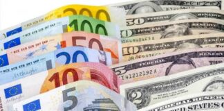 Dólar bajó 38 cts. y era vendido a $58.36; el euro sigue a $69.99