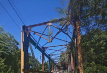 El puente metálico más antiguo del país