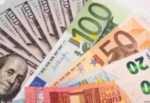 Dólar subió 10 cts. y euro bajó; eran vendidos a $58.96 y $70.24