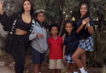 Kim Kardashian revela que cinco niñeras la ayudan a cuidar a sus cuatro hijos