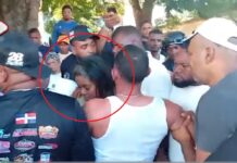 ELIAS PIÑA: Esposan a diputada PRM en un incidente con policias Elías Piña