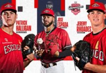 Leones refuerzan su pitcheo con Rhoades, Halligan y Espada