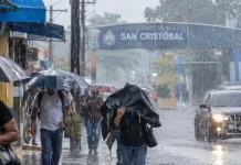 SAN CRISTÓBAL:Lloverá en varias provincias este fin de semana, incluyendo San Cristóbal