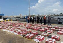 COLOMBIA: Las autoridades incautan 7,6 toneladas cocaína