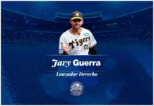 Licey contrata como refuerzo al lanzador Javy Guerra para 2026